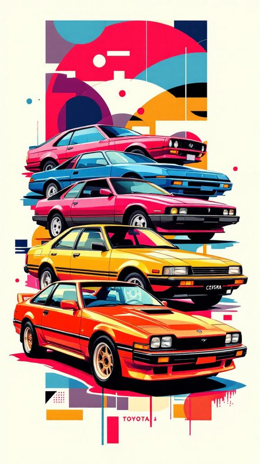 Toyota digital wallpaper.