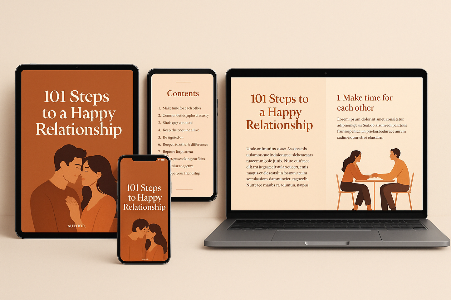 101 Steps Digital Device Mockup