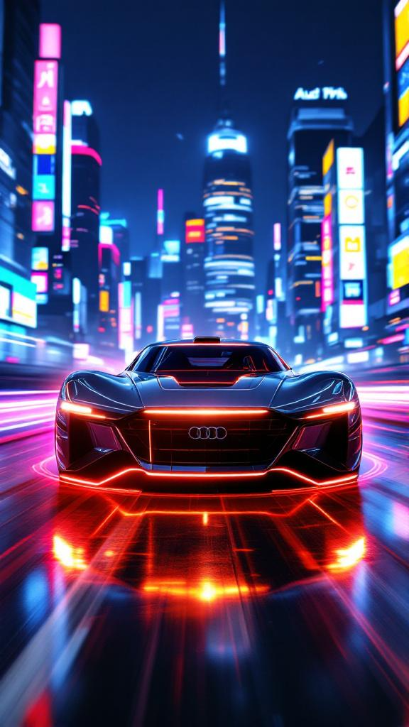Audi digital wallpaper.