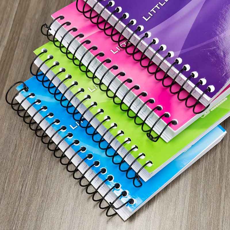 180 Ct. 4" X 5.5" Spiral Fat Book - Random Color - Digital Docks Age