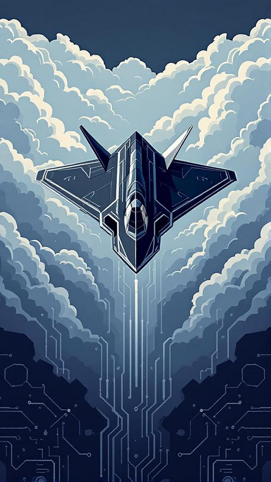 Military Aircraft Digital Wallpaper.