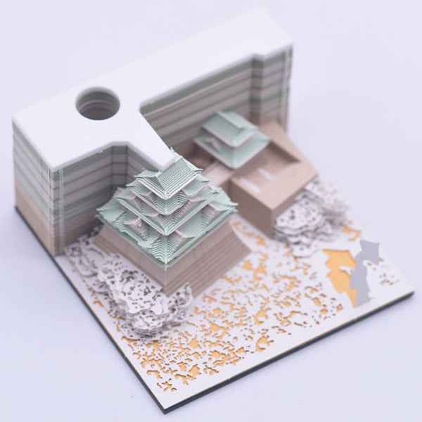 3D Sticky Note Hayao Miyazaki Chihiro 3D Building Design - Digital Docks Age