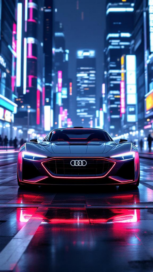 Audi digital wallpaped.