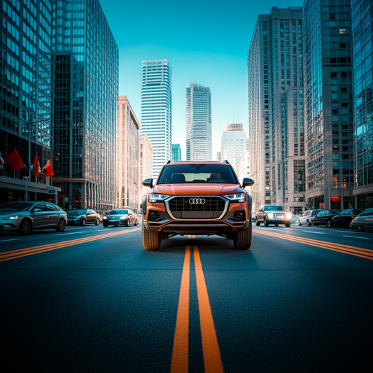 Audi digital wallpaper.