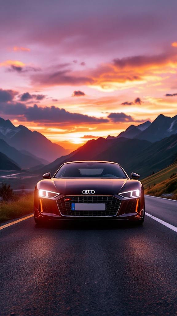 Audi digital wallpaper.