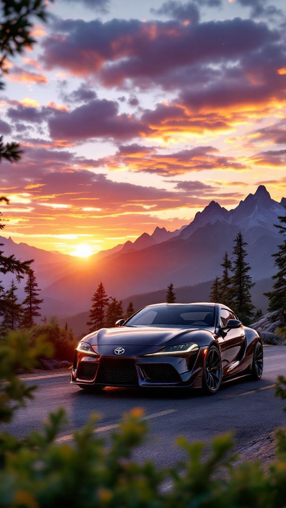 Toyota digital wallpaper.