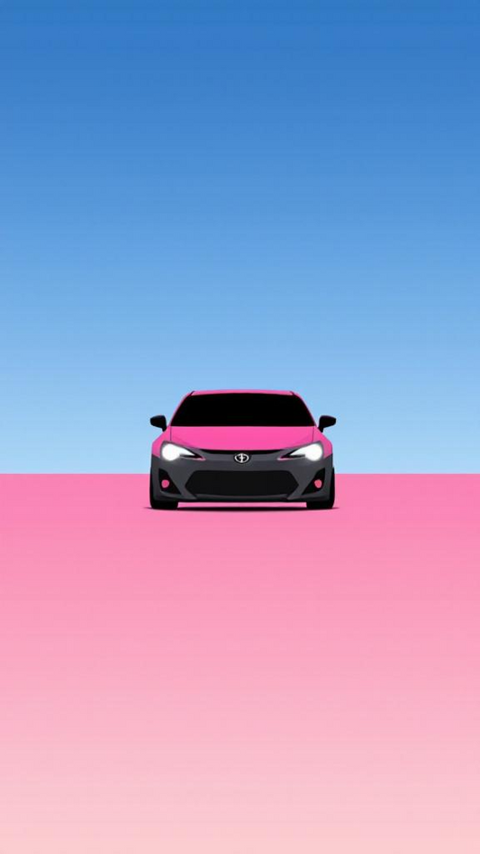 Toyota digital wallpaper.