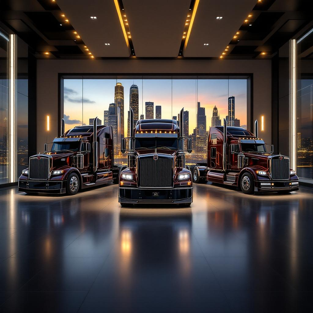 Truck-Themed Digital Wallpaper
