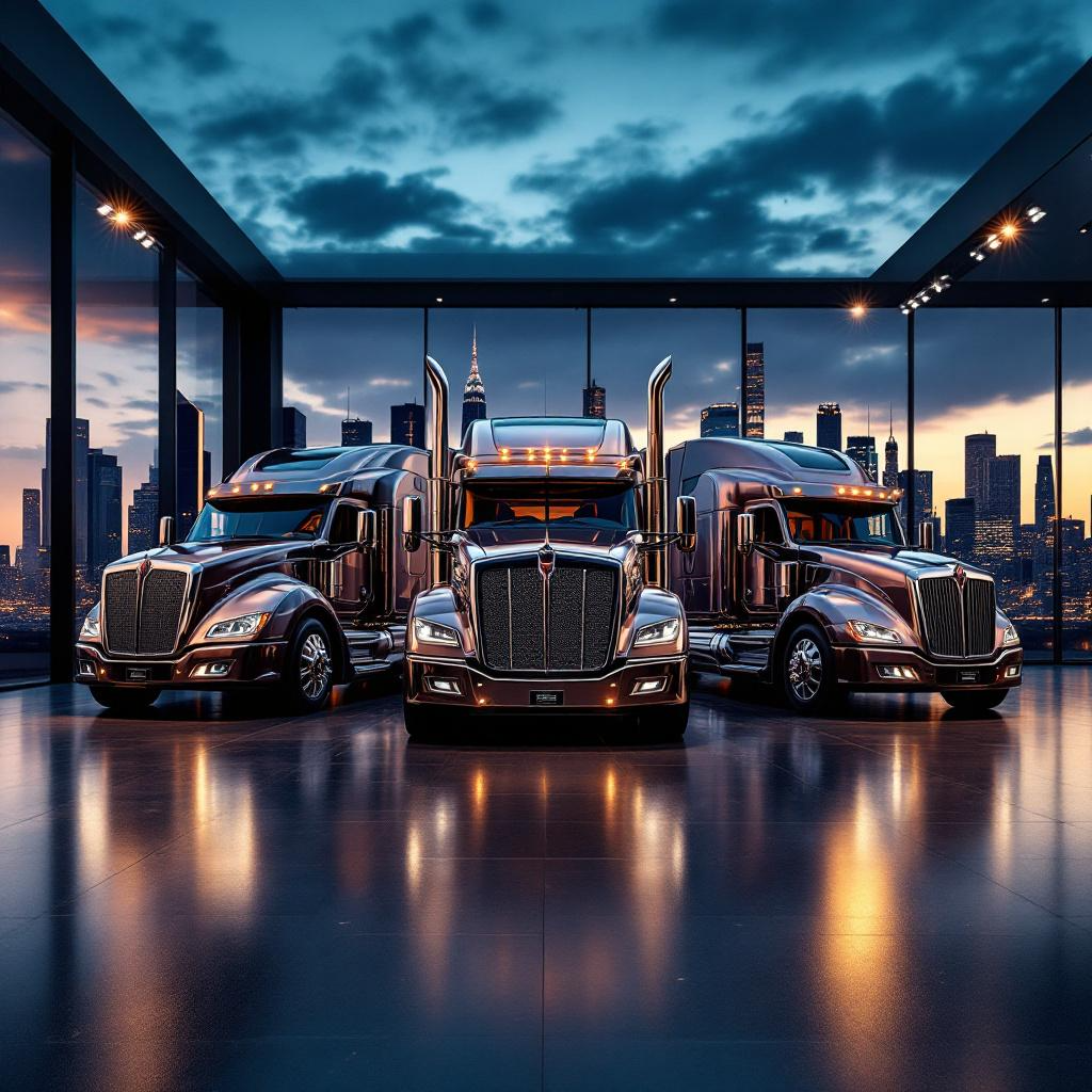 Truck-Themed Digital Wallpaper
