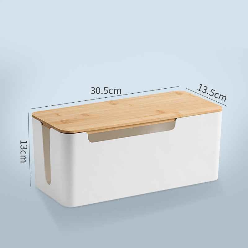 Cord Management Hub Power Adapter Outlet Cable Tidy Desktop Organizer Charging Station Wire Holder - Digital Docks Age