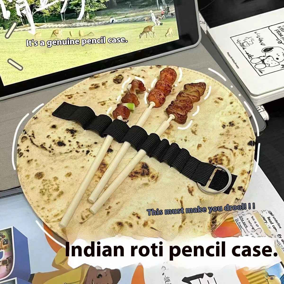 Creative Indian Flying Cake Pen Case - Digital Docks Age