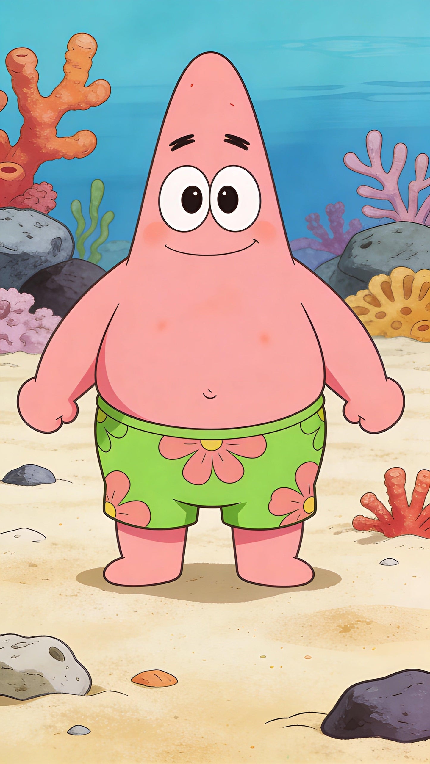 Patrick Star Digital Wallpaper – Pink Gaming Collection