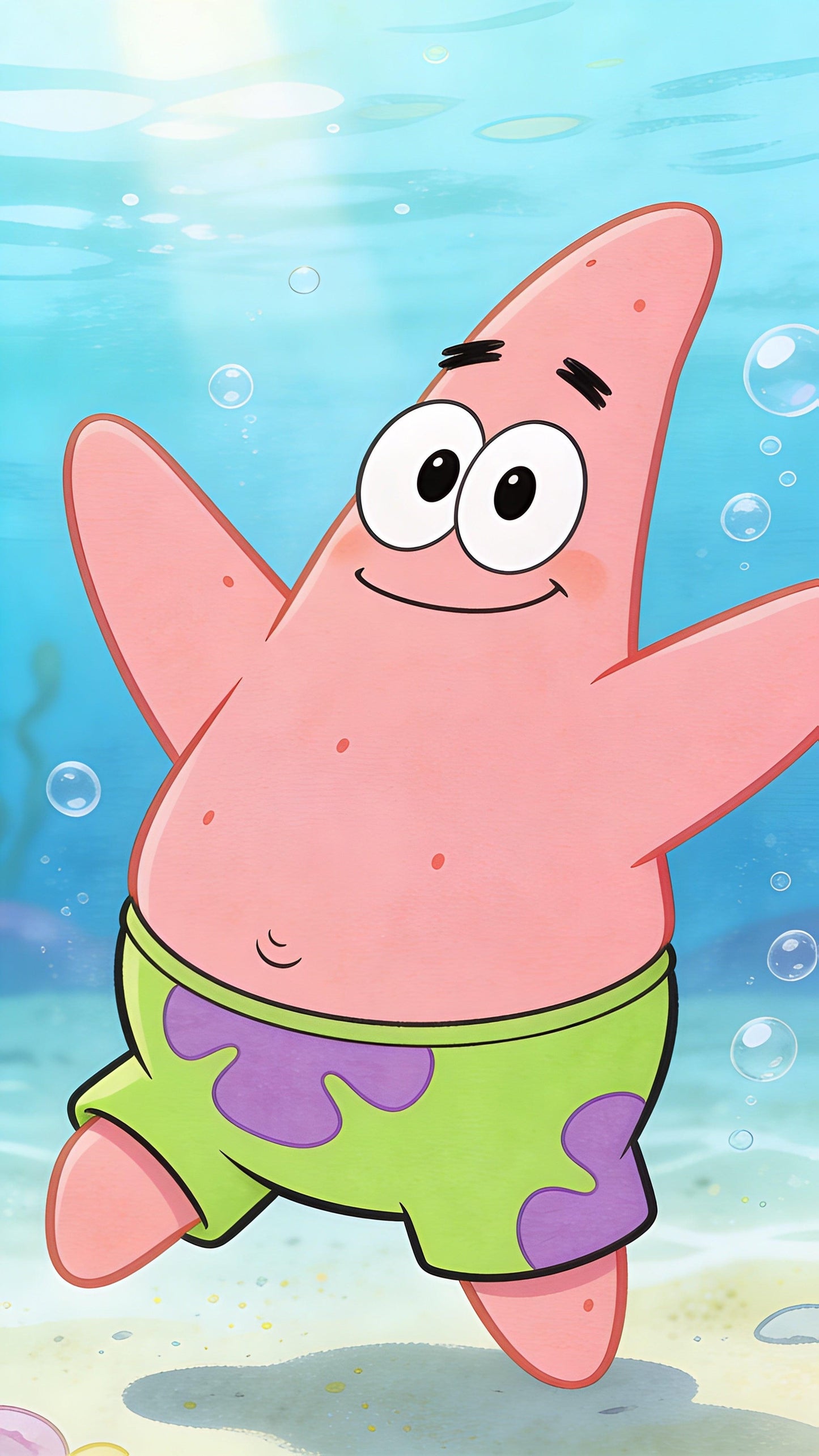 Patrick Star Digital Wallpaper – Pink Gaming Collection