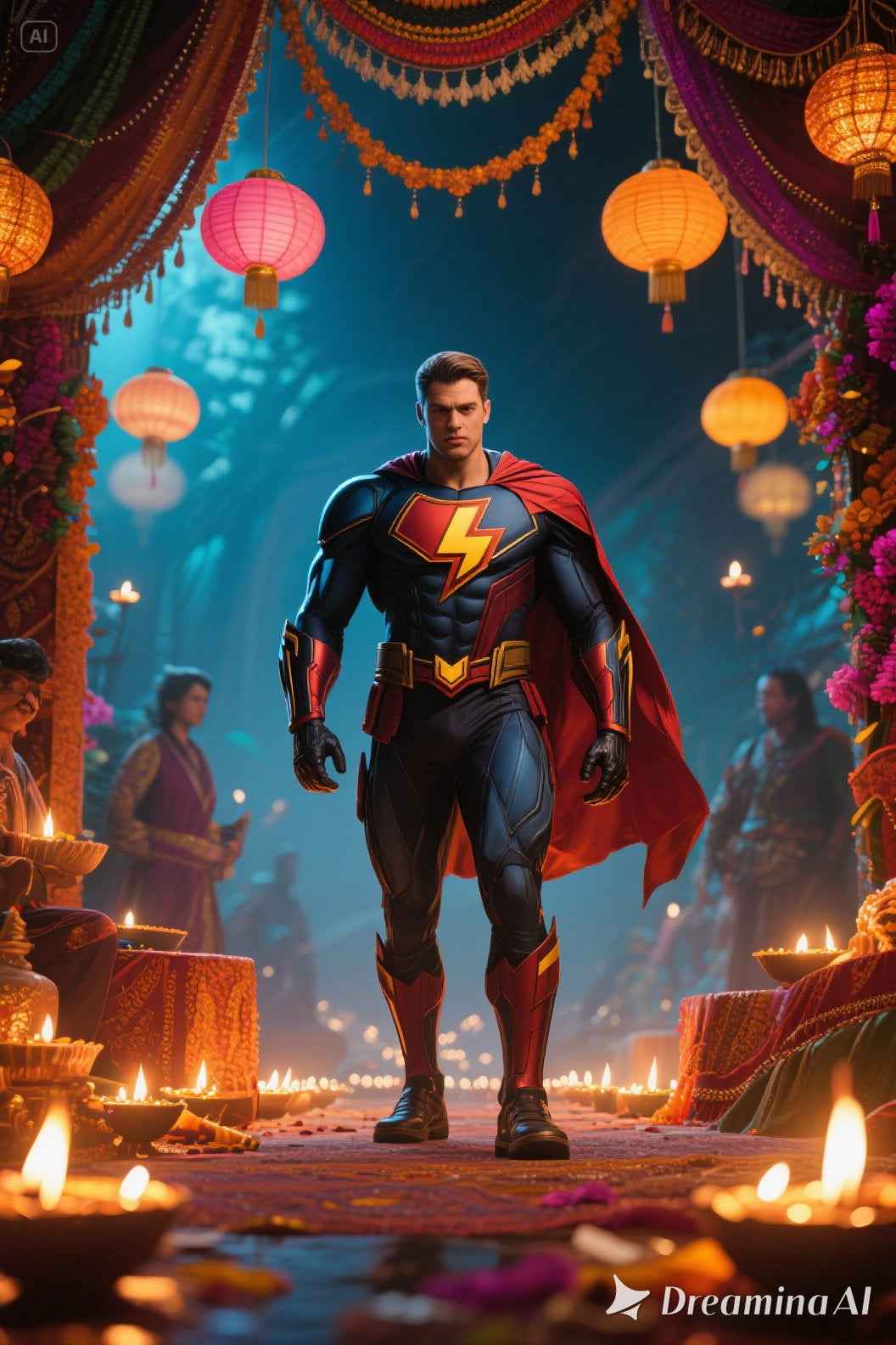 Diwali Digital Wallpaper Collection - Superhero Diwali - Digital Docks Age