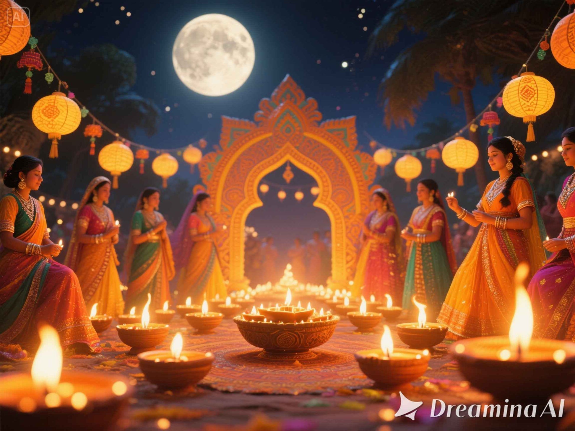 Diwali Digital Wallpaper Collection - Desktop and Tablet