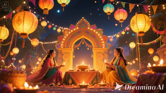 Diwali Digital Wallpaper Collection - Desktop and Tablet