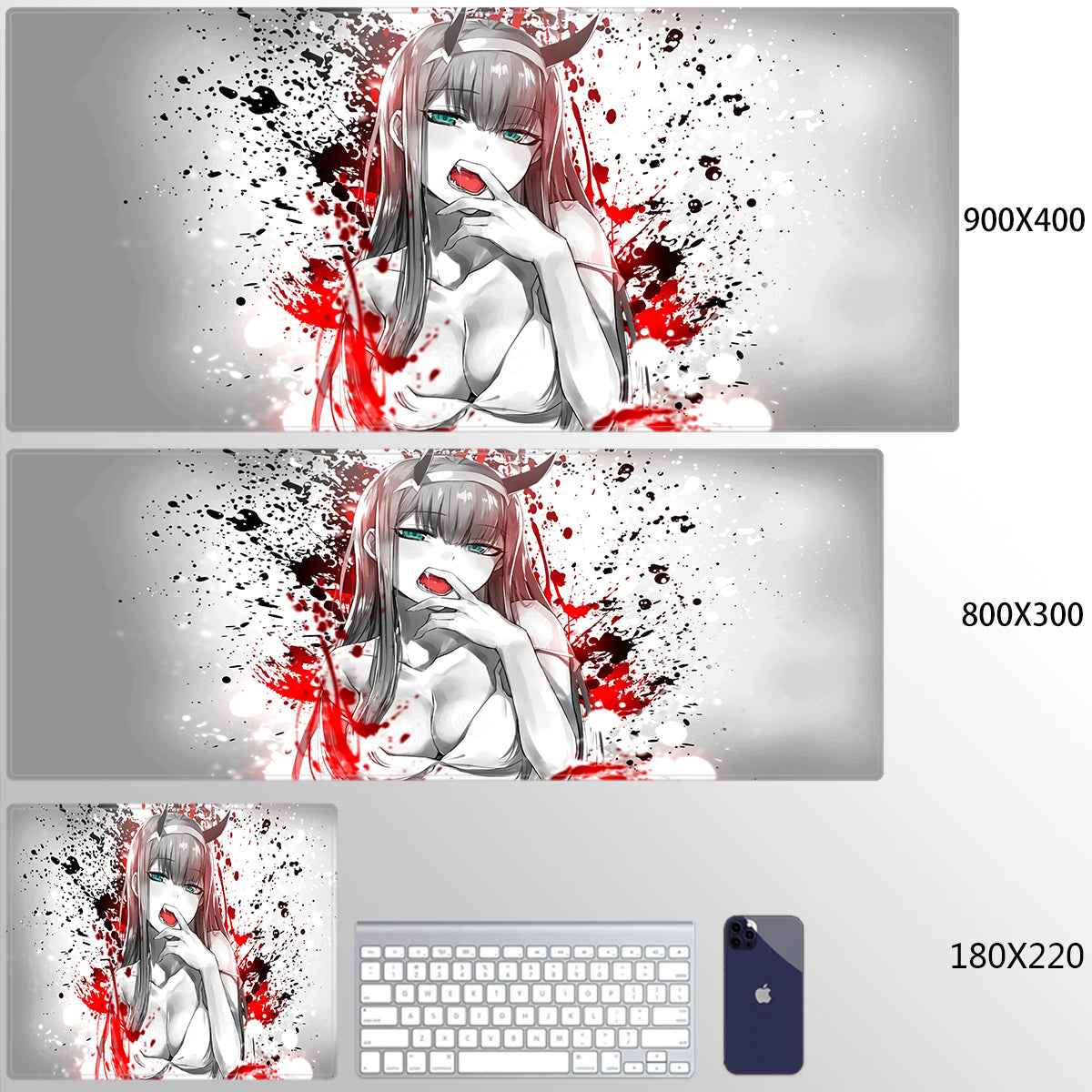 Gaming Mat Anime Mousepad Computer Keyboard Surface - Digital Docks Age