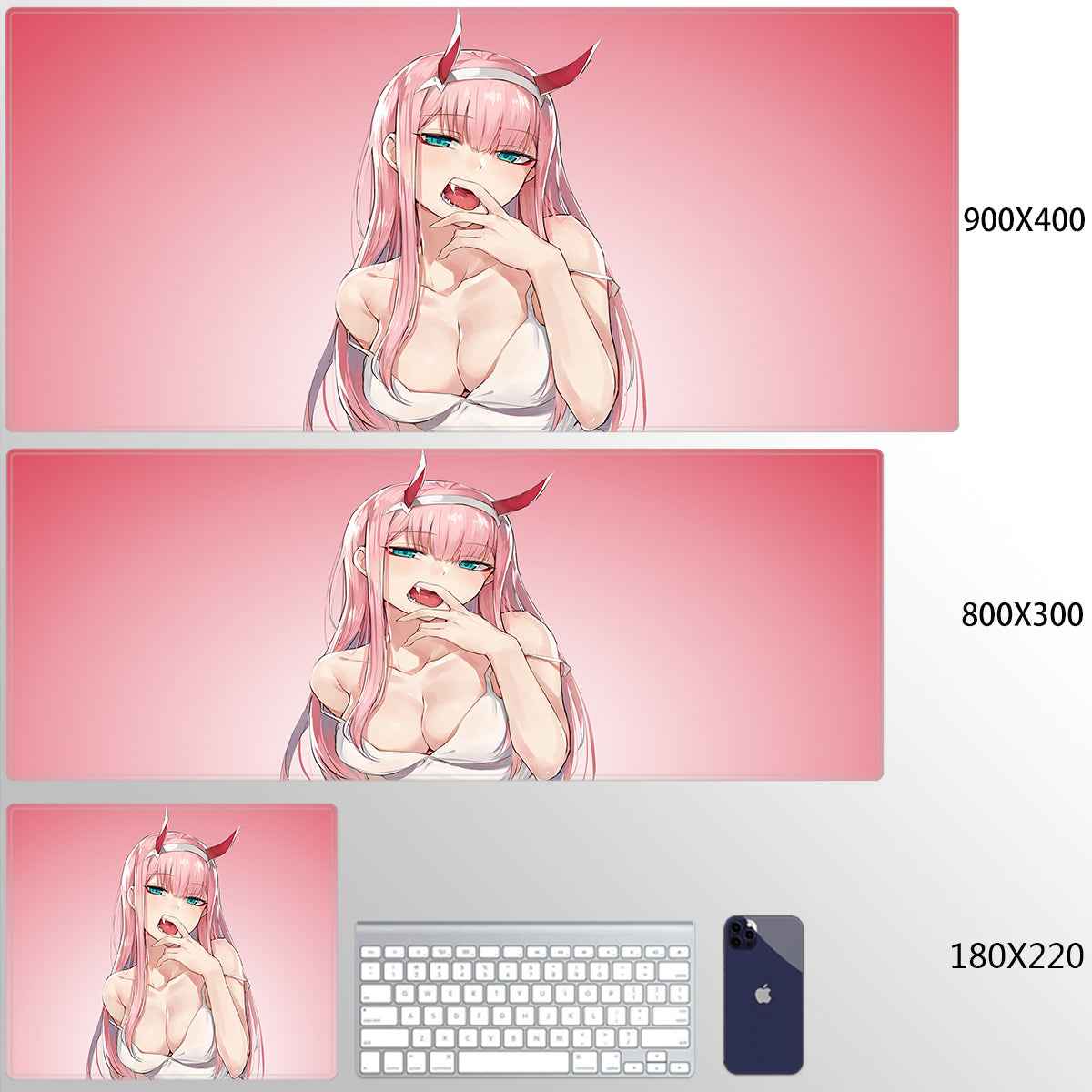 Gaming Mat Anime Mousepad Computer Keyboard Surface - Digital Docks Age