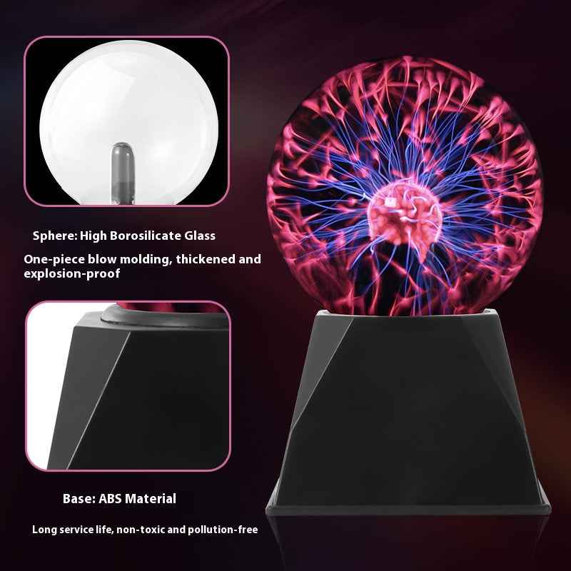 Hot - Selling Usb Voice - Controlled Electrostatic Ball Plasma Magic Night Light - Digital Docks Age
