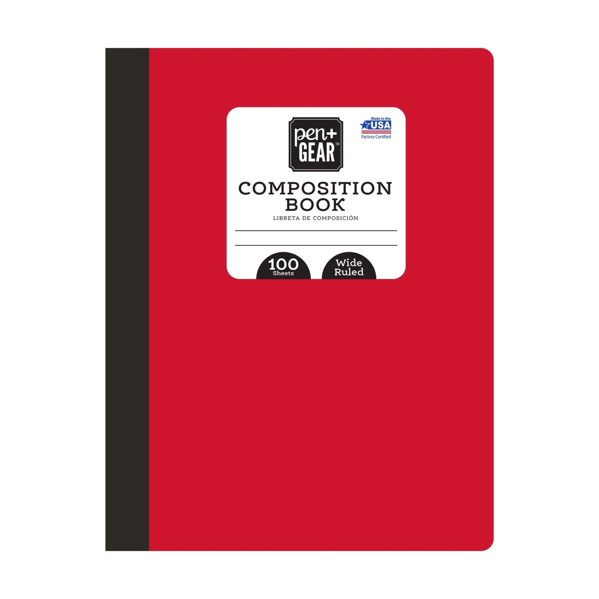 Pen + Gear 100 Sheets Composition Book, Wide Ruled - Digital Docks Age
