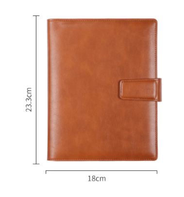 Premium A5 stitched strap 6 - slot fastener journal - Digital Docks Age