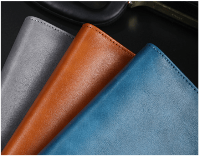 Premium A5 stitched strap 6 - slot fastener journal - Digital Docks Age